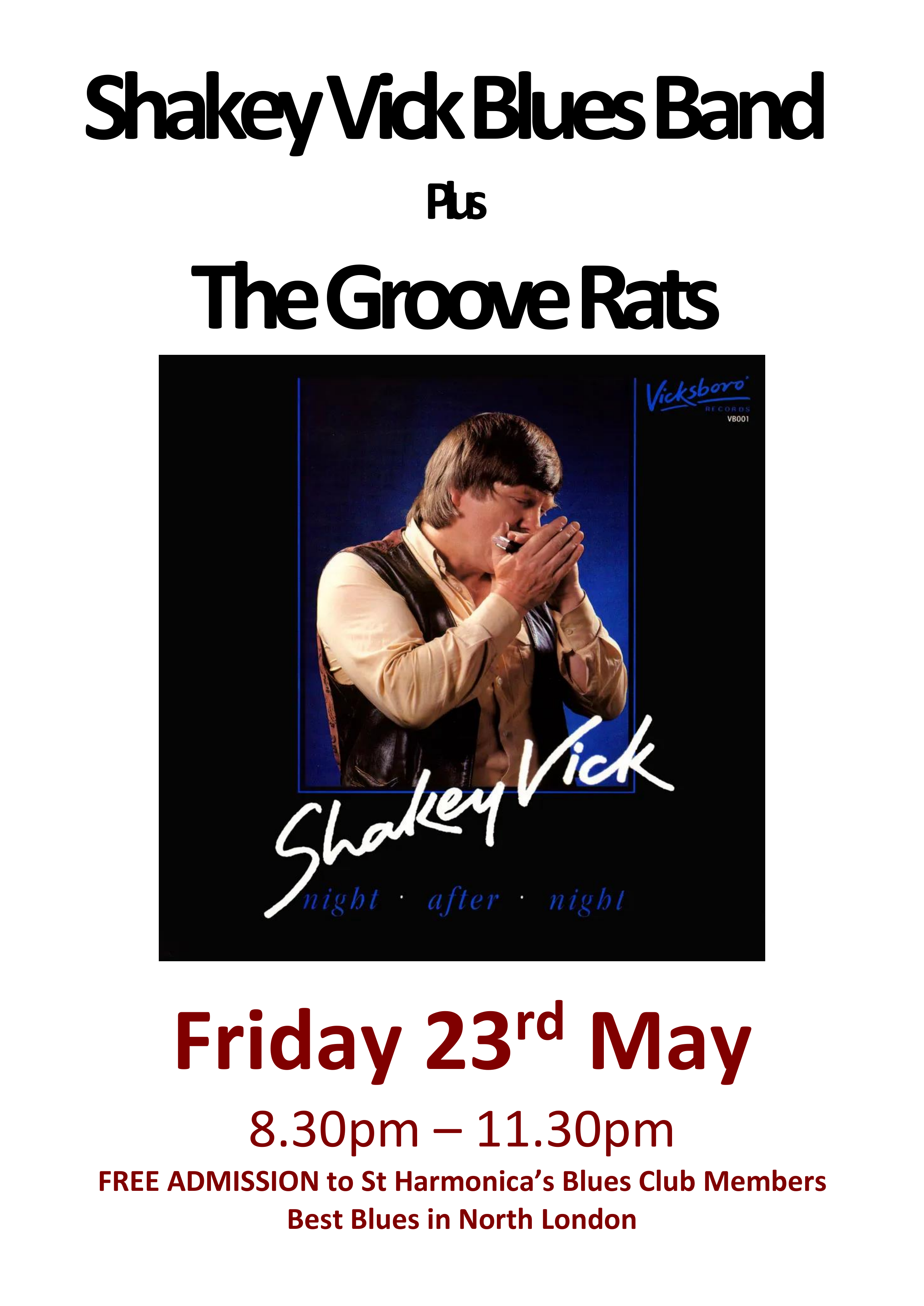 Shakey Vick + Groove Rats